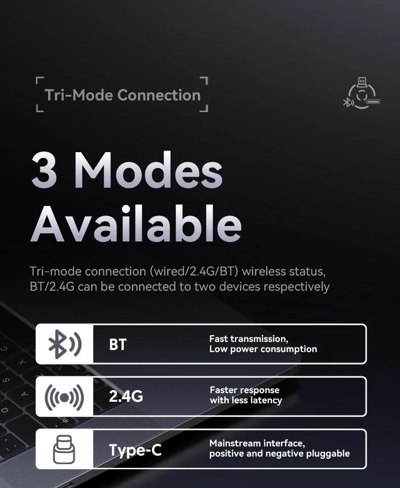 ATTACK SHARK X3 Ultra-Light Wireless Mouse - Tri-Mode 2.4G/BT/Wired, PAW3395 26000DPI, 55g, Macro, for Gaming/Xbox/PS/PC/Mac - RED- موس قيمنق أصدار خاص