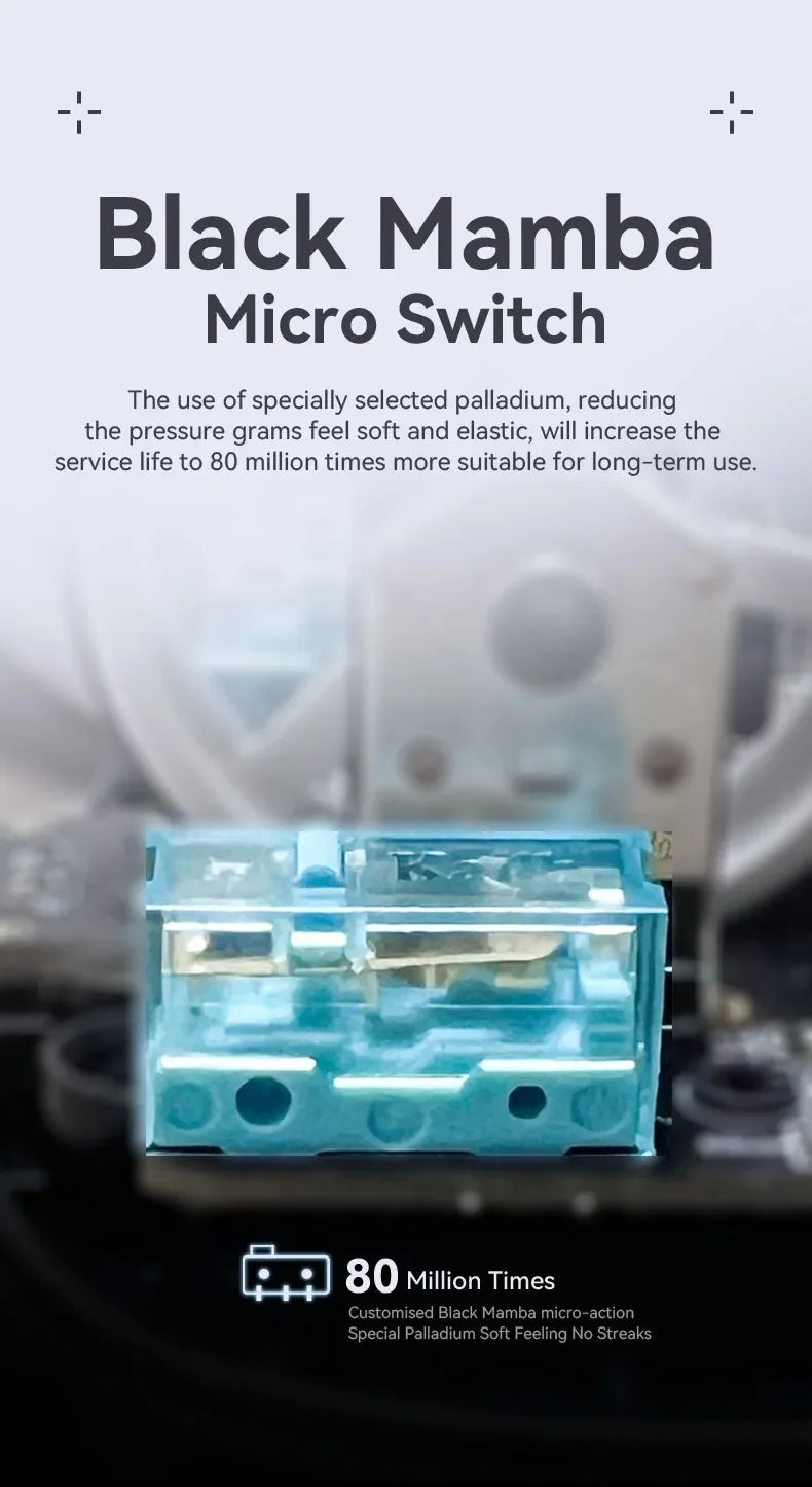 ATTACK SHARK X3 Ultra-Light Wireless Mouse - Tri-Mode 2.4G/BT/Wired, PAW3395 26000DPI, 55g, Macro, for Gaming/Xbox/PS/PC/Mac - RED- موس قيمنق أصدار خاص