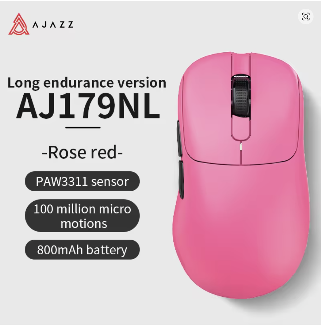 AJAZZ AJ179 PRO PAW3395 Lightweight Wired Wireless Mouse with Magnetic ...