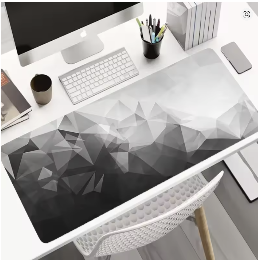 Large Gaming Mouse Pad 400X900X4MM Multi-size Gamer Mat Abstract XL Computer Cushion Keyboard Desk Non-Slip Rubber Locking Edge Rug - Color: CN8888 -