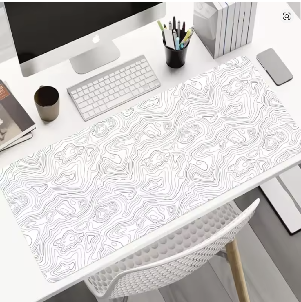 Large Gaming Mouse Pad 400X900X4MM Multi-size Gamer Mat Abstract XL Computer Cushion Keyboard Desk Non-Slip Rubber Locking Edge Rug - Color: XM00014 -