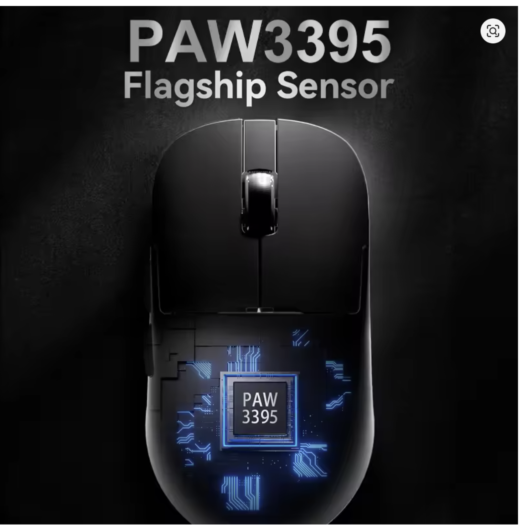 AJAZZ AJ179 APEX With Screen 8K Wireless Gaming Mouse with RGB Magnetic Screen Charging Dock 26000DPI - Black - ماوس ممتاز مع شاشه