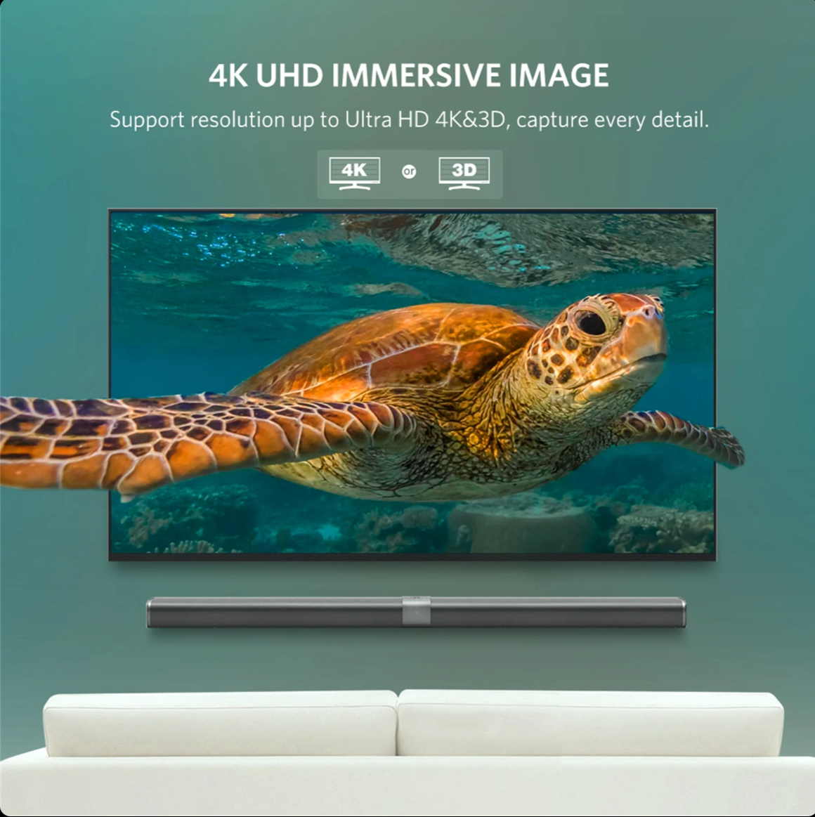 UGREEN 5 Meter 4K 60Hz Display Port 1.2 Male to Male Cable- كيبل بطول 5 متر أسود