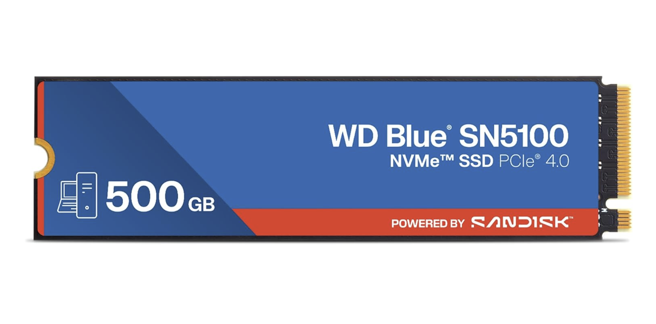 WD Blue SN5100 500GB NVMe SSD - M.2 2280, PCIe Gen 4.0, Internal Solid State Drive - Read Speeds Up to 6,600MB/s, Upgrade Storage for PC/Laptops - تخزين سريع WD Blue SN5100 500GB NVMe SSD - M.2 2280, PCIe Gen 4.0, Internal Solid State Drive - Read Speeds Up to 6,600MB/s, Upgrade Storage for PC/Laptops - تخزين سريع