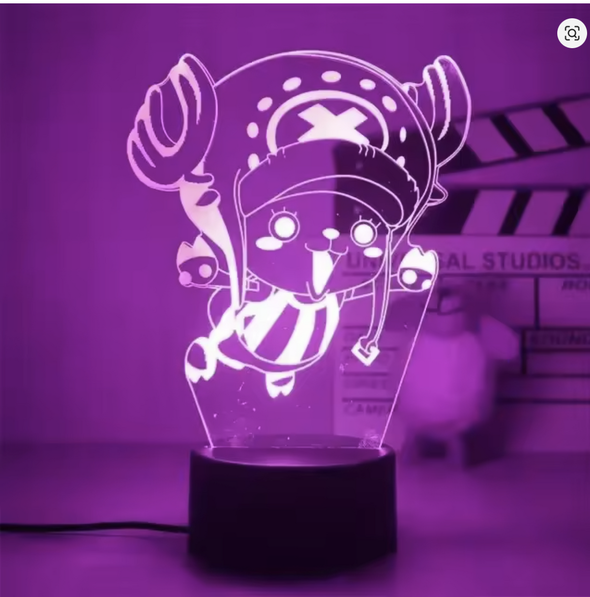 One Piece Figure 3D RGB Night Light chopper Figure Toys Table Lamp - مجسم انمي ثلاثي الابعاد