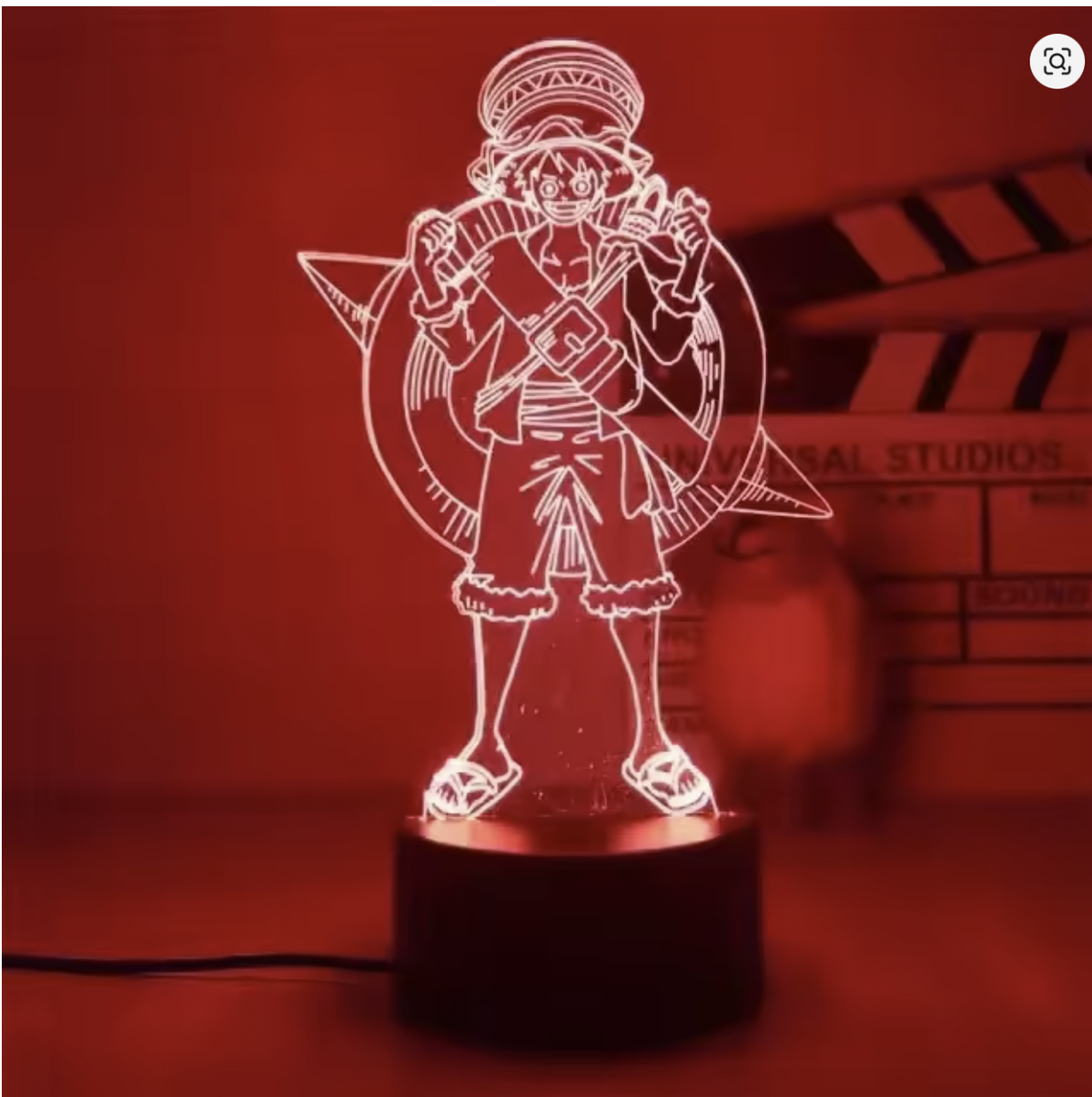 One Piece Figure 3D RGB Night Light luffy new outfit Figure Toys Table Lamp - مجسم انمي ثلاثي الابعاد