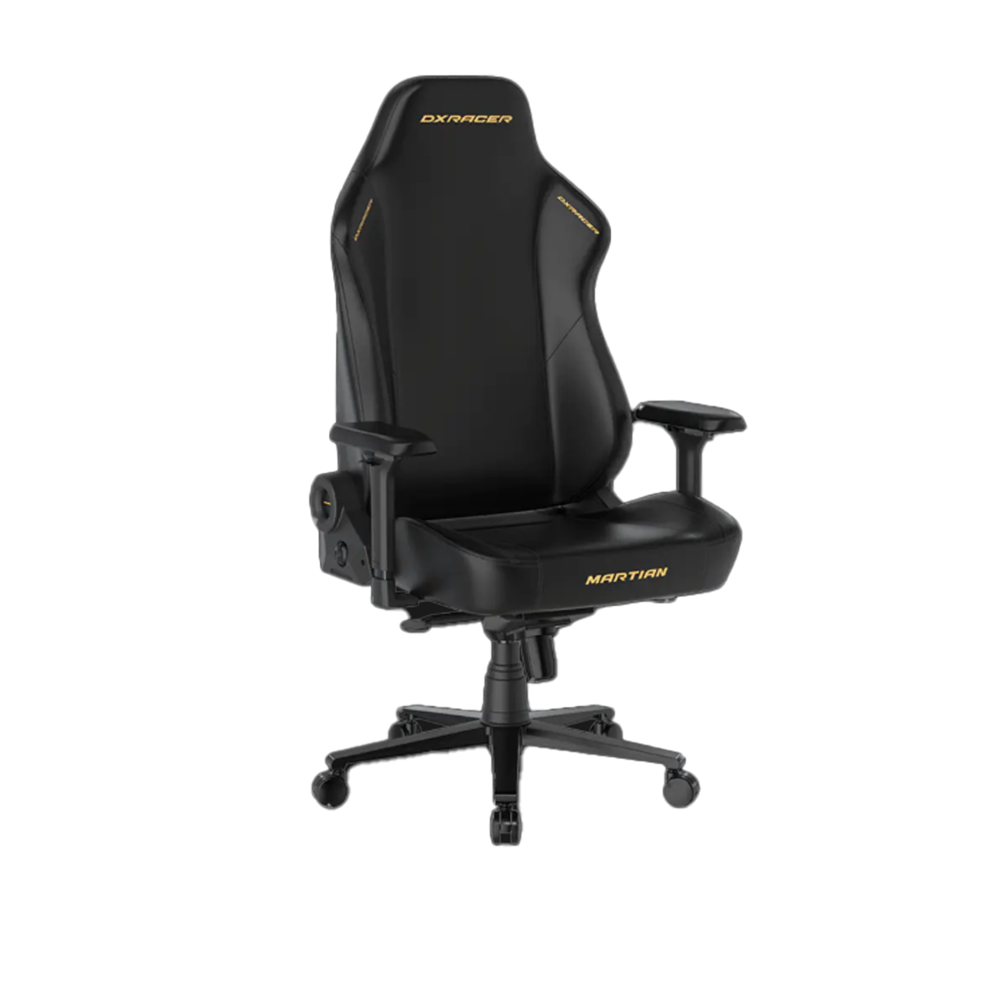 DXRacer Martian Series Gaming Chair Size XL, EPU Upholstery - Black/Yellow - كرسي قيمنق