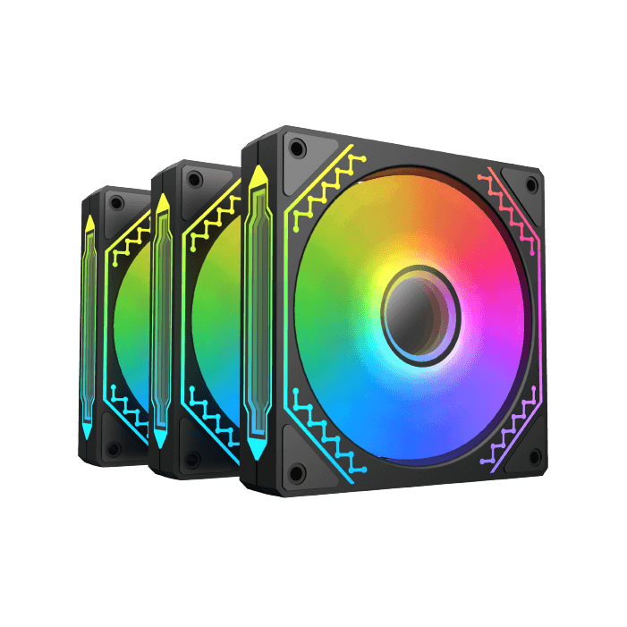 XIGMATEK STARZ PRO 3 x 120 ARGB M20A Fans  -   مراوح ارجيبي
