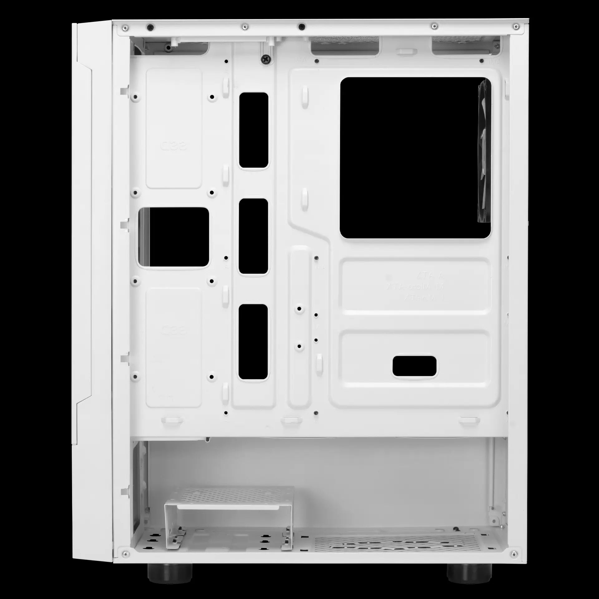 GAMDIAS Talos E3 Mesh Mid-Tower Tempered Glass ATX Gaming Case – White - كيس