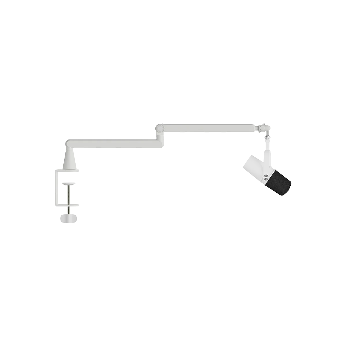 Twisted Minds Neo I Standard Series Pole Microphone Arm ( ARM ONLY ) - TM-NI01-SP - 360° Rotation, Dual Adjustable Arms, Up to 2kg, White - حامل مايك
