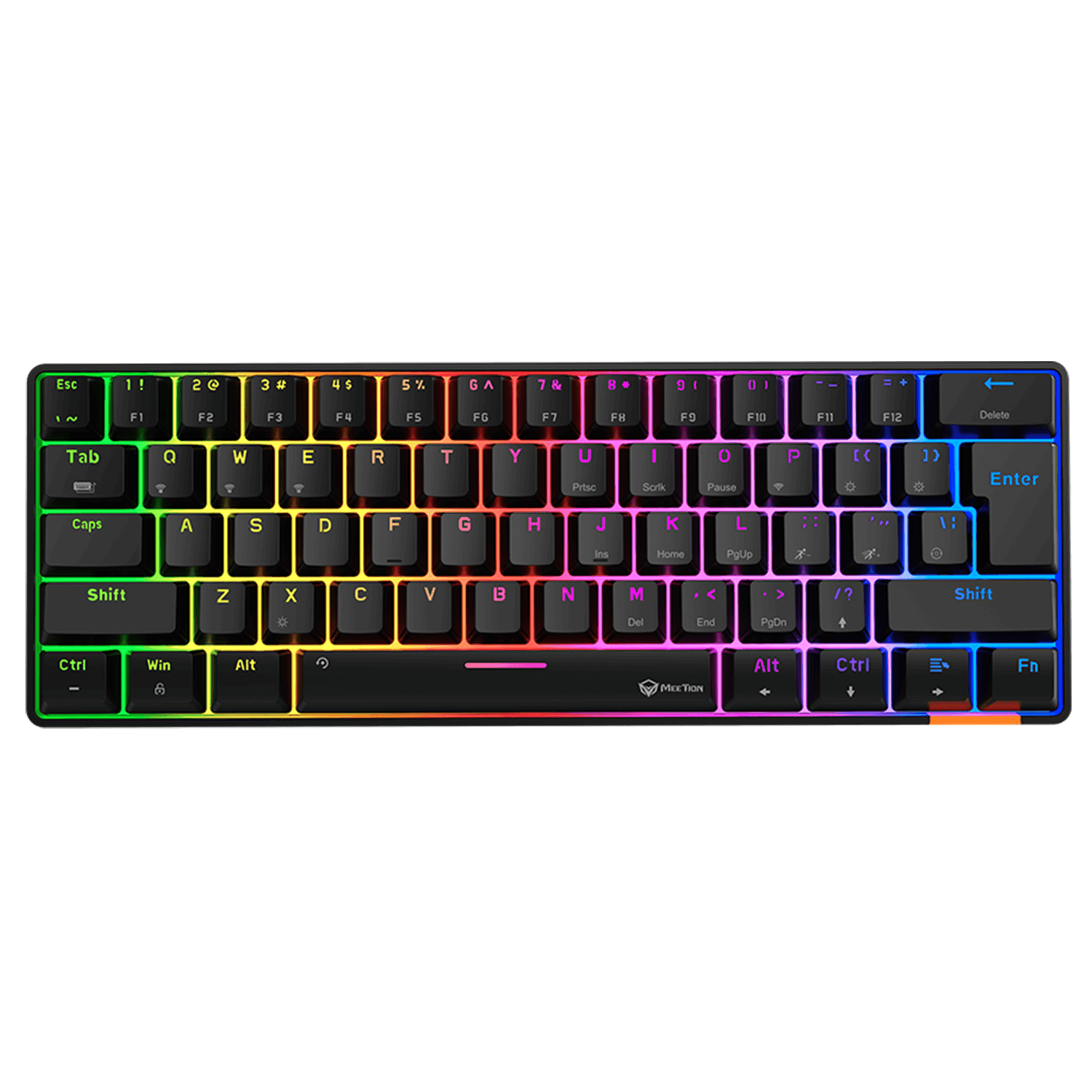 MEETION Dual Mode Bluetooth 60% Gaming Keyboard MK005BT - كيبورد ميكانيكي MEETION Dual Mode Bluetooth 60% Gaming Keyboard MK005BT - كيبورد ميكانيكي