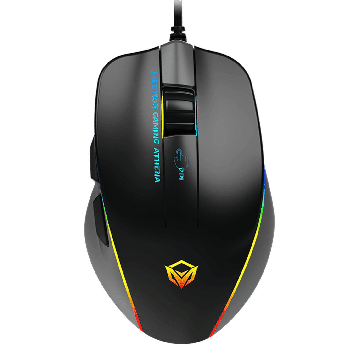 MeeTion GM230 Wired Weight Adjusted Gaming Mouse - Black - ماوس MeeTion GM230 Wired Weight Adjusted Gaming Mouse - Black - ماوس