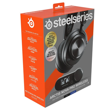 SteelSeries Arctis Nova Pro Wireless Compatible with PS4 / PS5 / PC - Black - سماعة إحترافية