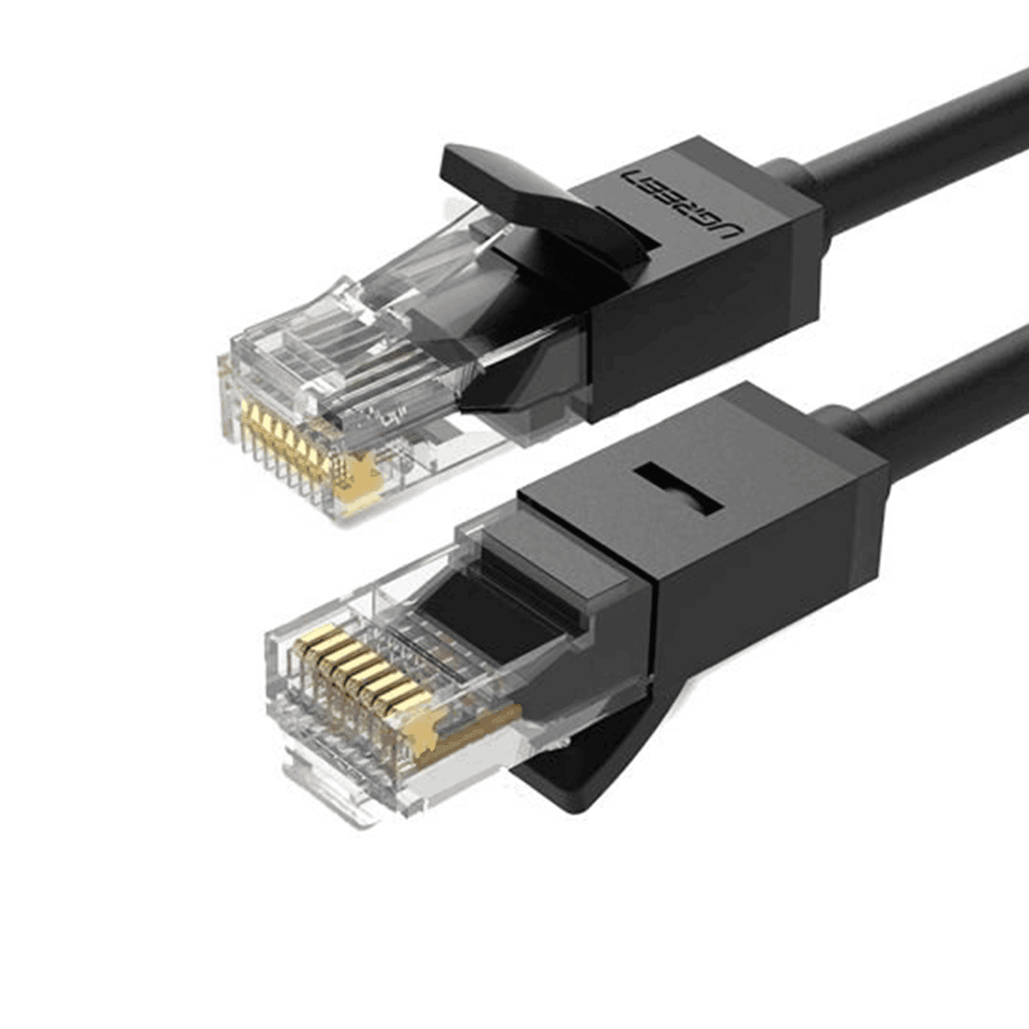 Ugreen CAT 6 Round Utp Gigabit Ethernet Network Cable 5M - Black - كيبل نت Ugreen CAT 6 Round Utp Gigabit Ethernet Network Cable 5M - Black - كيبل نت