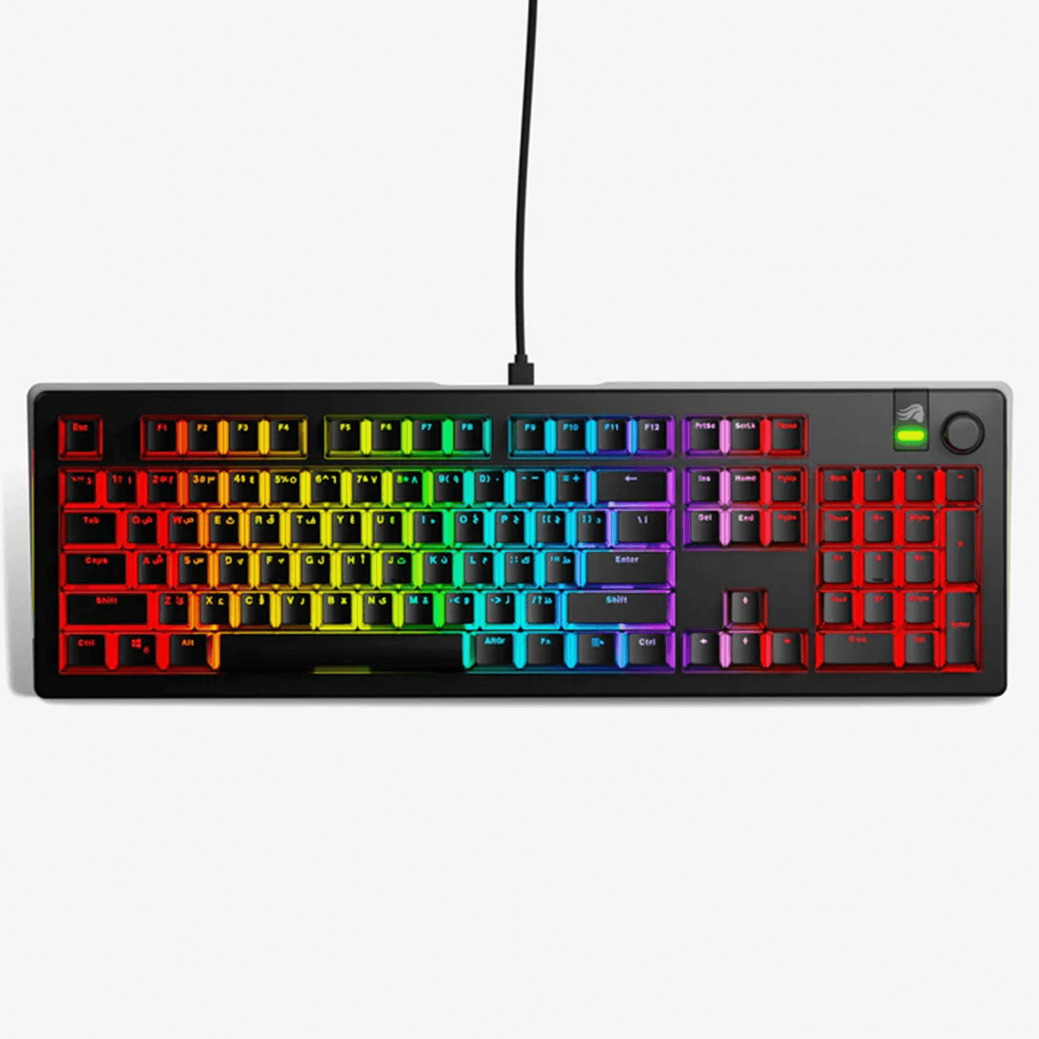Glorious GMMK 3 100% Prebuilt Wired Keyboard Black - Arabic - كيبورد ممتاز Glorious GMMK 3 100% Prebuilt Wired Keyboard Black - Arabic - كيبورد ممتاز