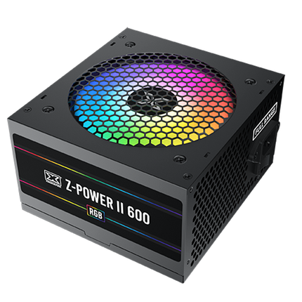 Xigmatek Z-POWER II RGB 600W مزود طاقة - أسود - مزود طاقة 