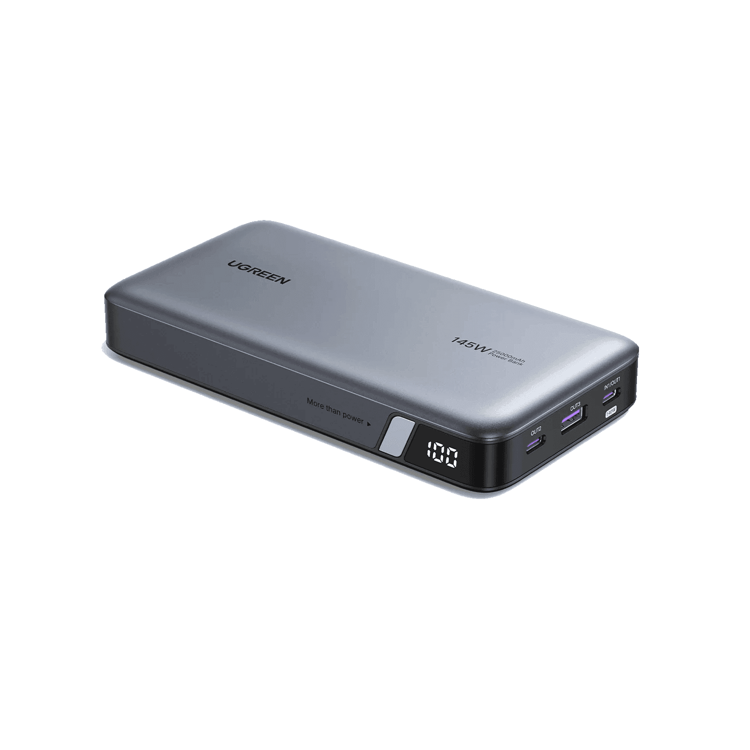 UGREEN 145W 25000mAh 3 Ports Two-way Fast Charging Power Bank - باور بانك UGREEN 145W 25000mAh 3 Ports Two-way Fast Charging Power Bank - باور بانك