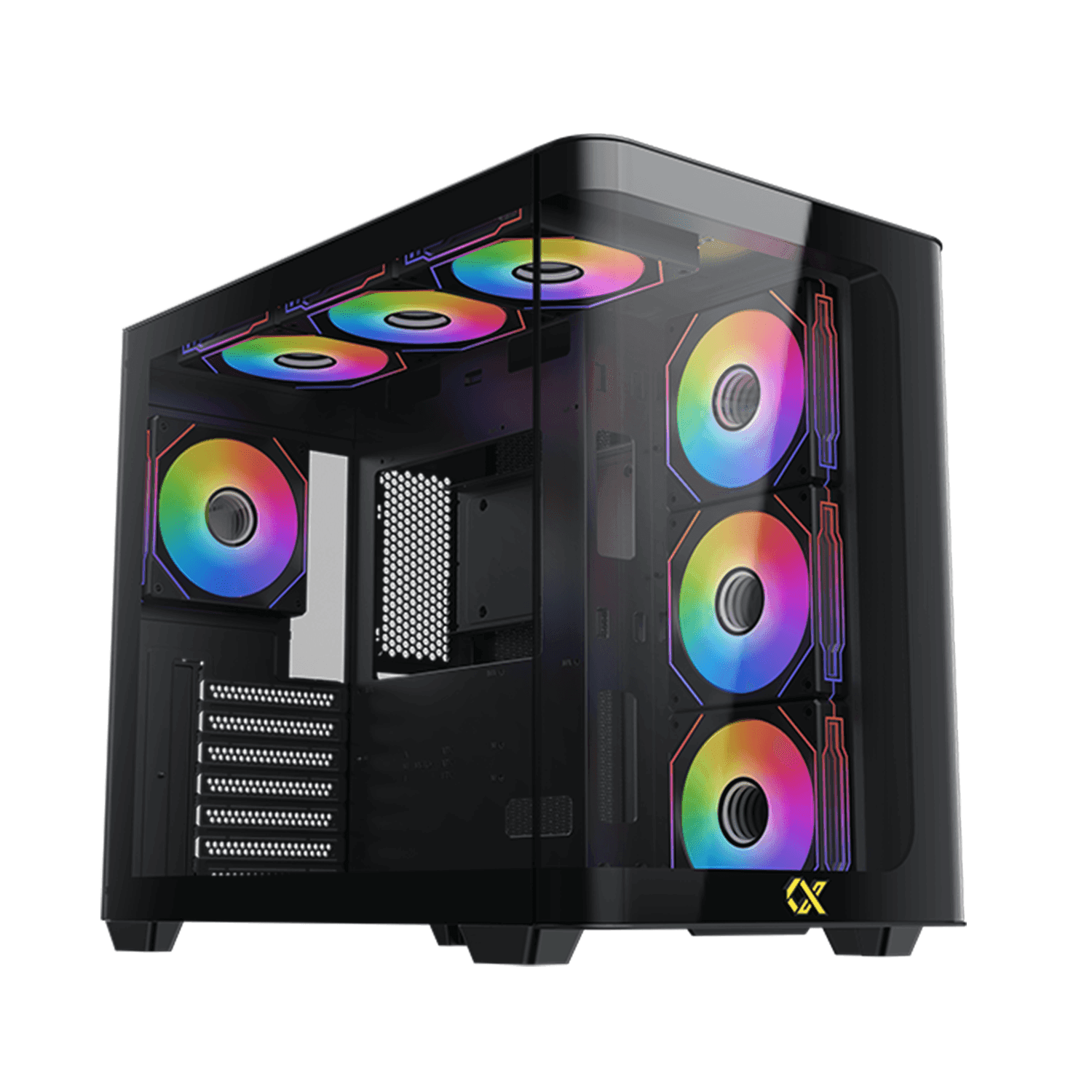 Xigmatek Pano ATX Gaming case - black - كيس Xigmatek Pano ATX Gaming case - black - كيس
