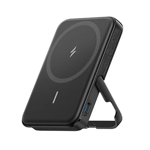 Anker MangGo Power Bank | 5,000mAh | 7.5W | Stand | Magnetic and Slim with Foldable Stand for iPhone and Samsung - باور بانك مع شحن لاسلكي