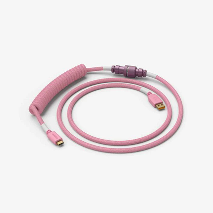 Glorious Coiled Keyboard Cable Pixel PINK - كيبل كيبورد