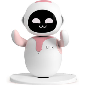 ENERGIZE LAB Eilik - A Desktop Companion Robot With Emotional Intelligence, Your Perfect Interactive Companion At Home Or Workspace (Pink Eilik) - ريبوت ذكي