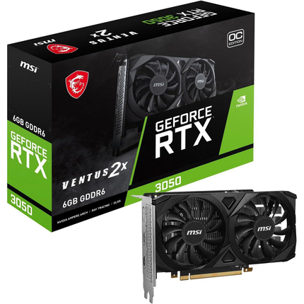 MSI GeForce RTX 3050 Ventus 2X 6G OC - كرت شاشة 