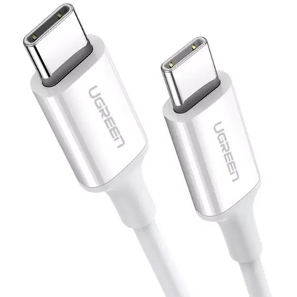 Ugreen Cable USB-C To USB-C 2.0 2M - White -  كيبل شحن