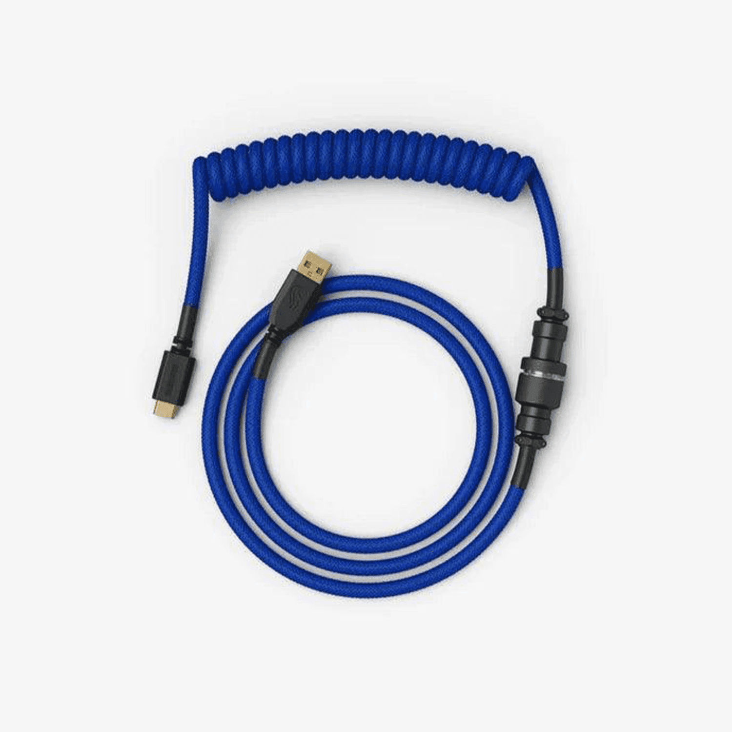 Glorious Coiled Keyboard Cable BLUE (Cobalt) - كيبل كيبورد Glorious Coiled Keyboard Cable BLUE (Cobalt) - كيبل كيبورد