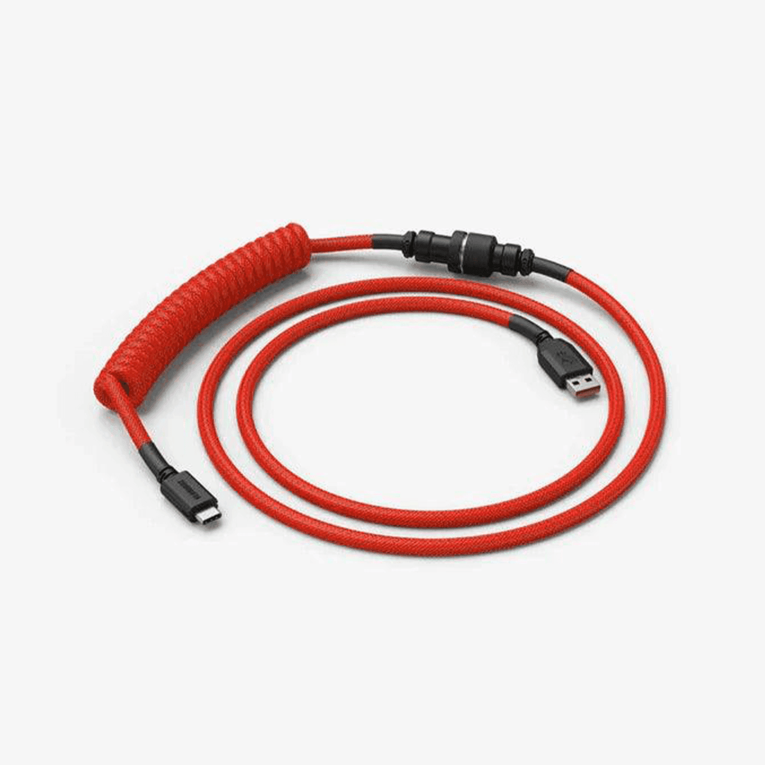 Glorious Coiled Keyboard Cable RED - كيبل كيبورد Glorious Coiled Keyboard Cable RED - كيبل كيبورد