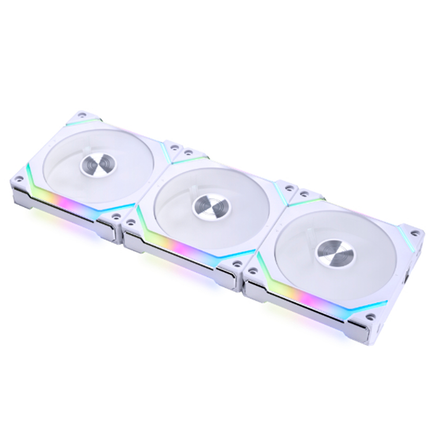 Lian Li UNI SL120 V2 Triple RGB 120 MM Fan مع وحدة تحكم - أسود - مروحة تبريد