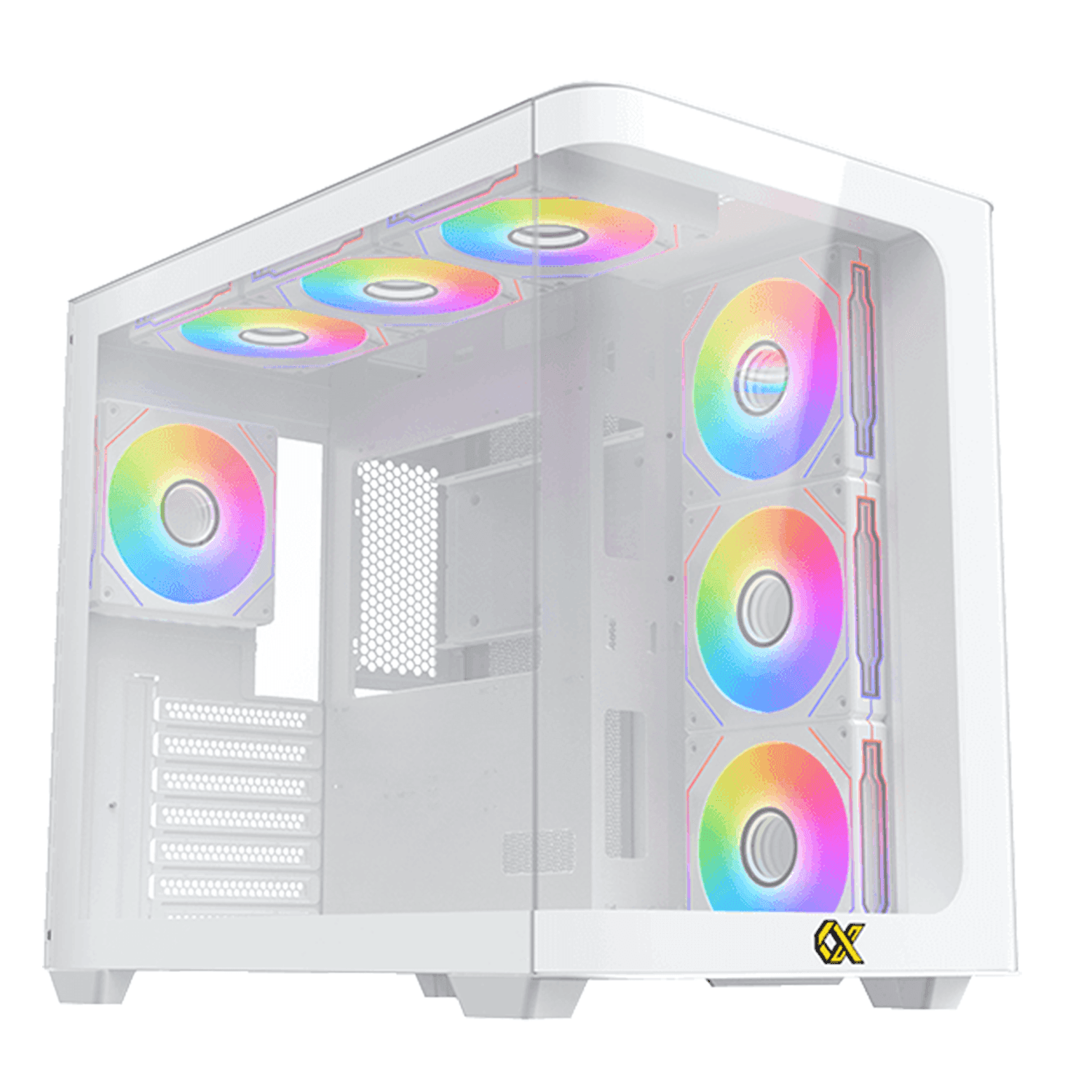 Xigmatek Pano ATX Gaming case - Arctic - كيس Xigmatek Pano ATX Gaming case - Arctic - كيس