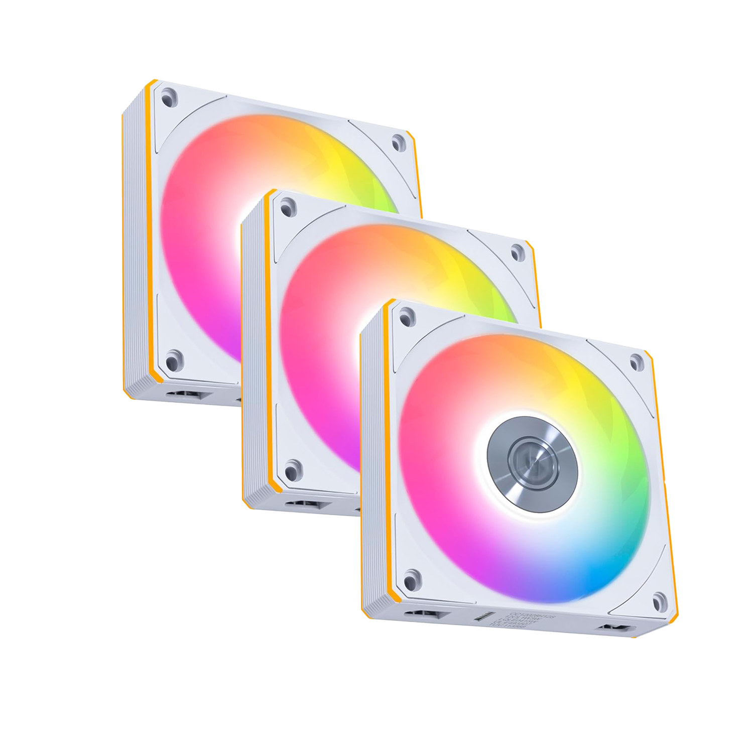 Lian Li UNI FAN CL Wireless 120 (3pcs) with controller White - مراوح بيضاء