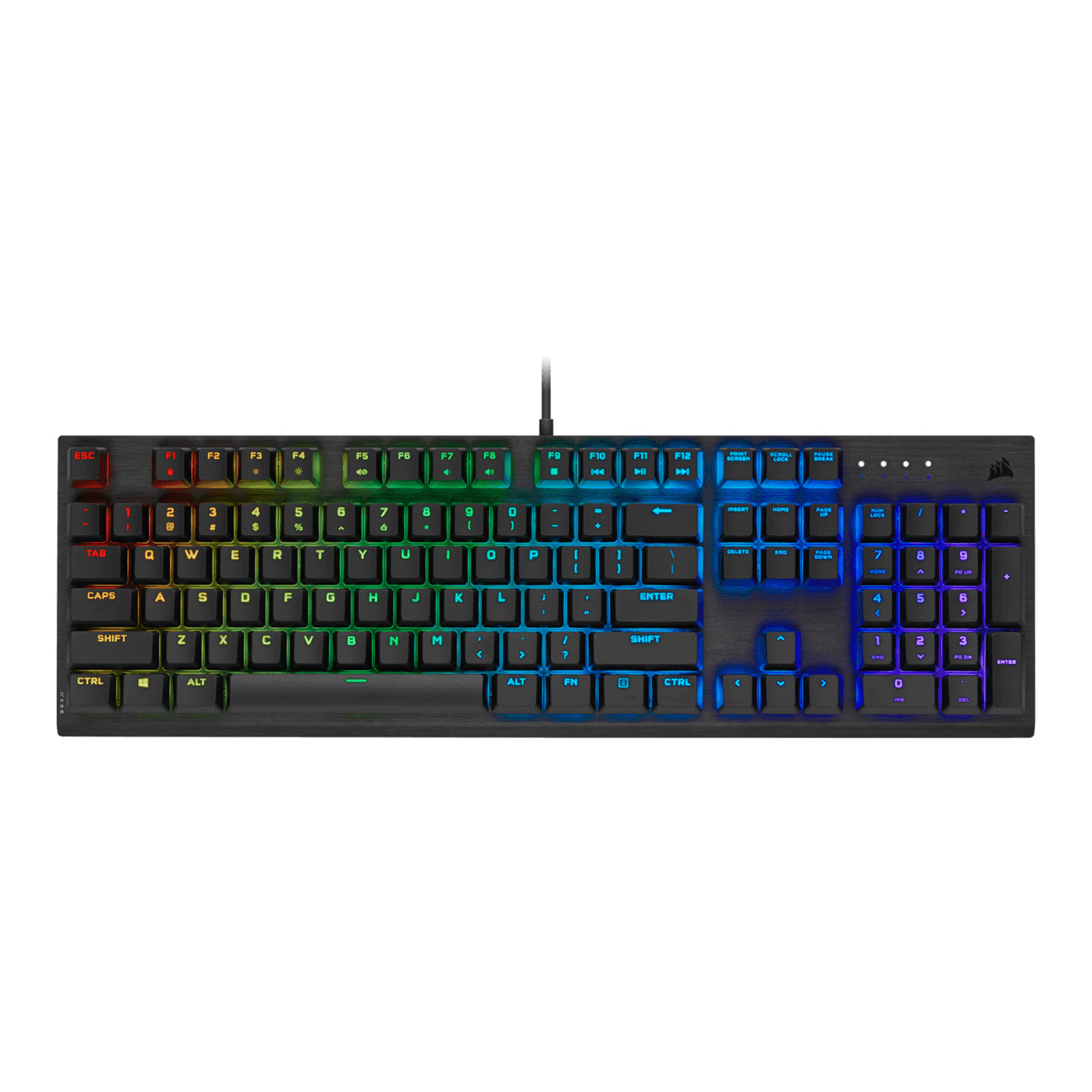 Corsair Wired K60 RGB Pro Mechanical Gaming Keyboard - كيبورد احترافي Corsair Wired K60 RGB Pro Mechanical Gaming Keyboard - كيبورد احترافي
