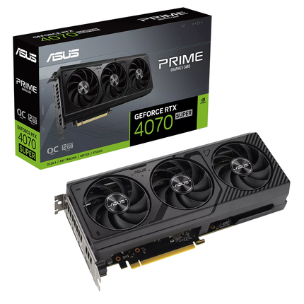 ASUS Prime GeForce RTX™ 4070 SUPER OC Edition 12GB GDDR6X - كرت شاشة 