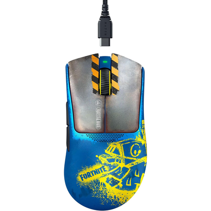 ماوس الألعاب اللاسلكي Razer DeathAdder V3 Pro، خفيف الوزن 63 جرام، إصدار Fortnite + مكافأة إضافية في اللعبة - ماوس فورت نايت 