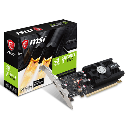 MSI GeForce GT 1030 2GB LP OC - كرت شاشة 