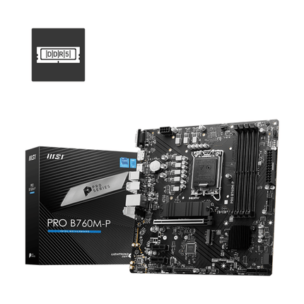 اللوحة الأم للألعاب MSI Pro B760M-P DDR5 LGA 1700 ATX - اللوحة الأم 