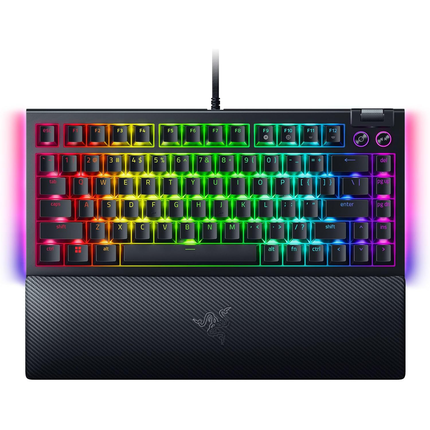 لوحة مفاتيح الألعاب الميكانيكية Razer BlackWidow V4 75%: تصميم قابل للتبديل السريع - كيبورد رأس 