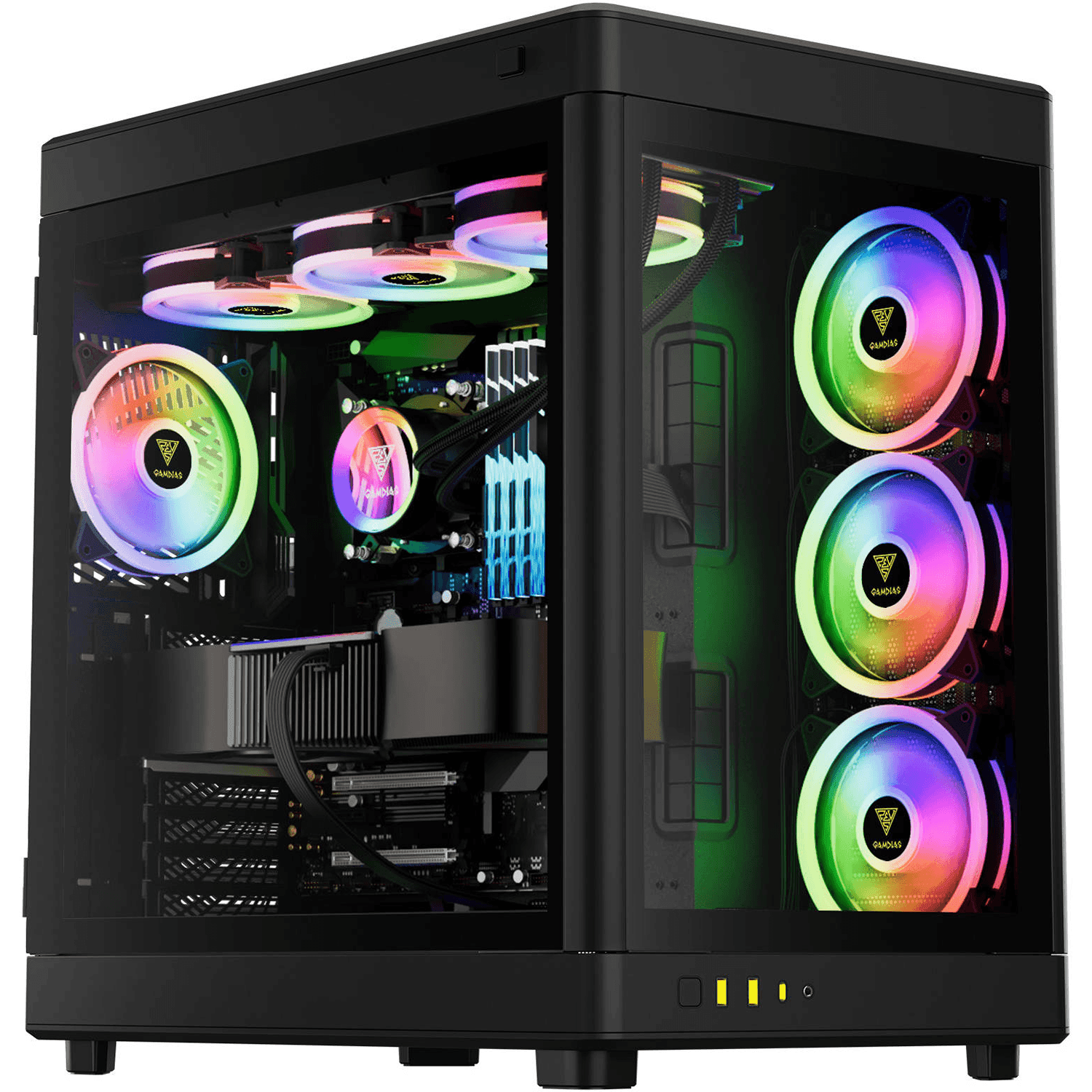 GAMDIAS NESO P1 FULL TOWER Gaming Case - black - كيس GAMDIAS NESO P1 FULL TOWER Gaming Case - black - كيس