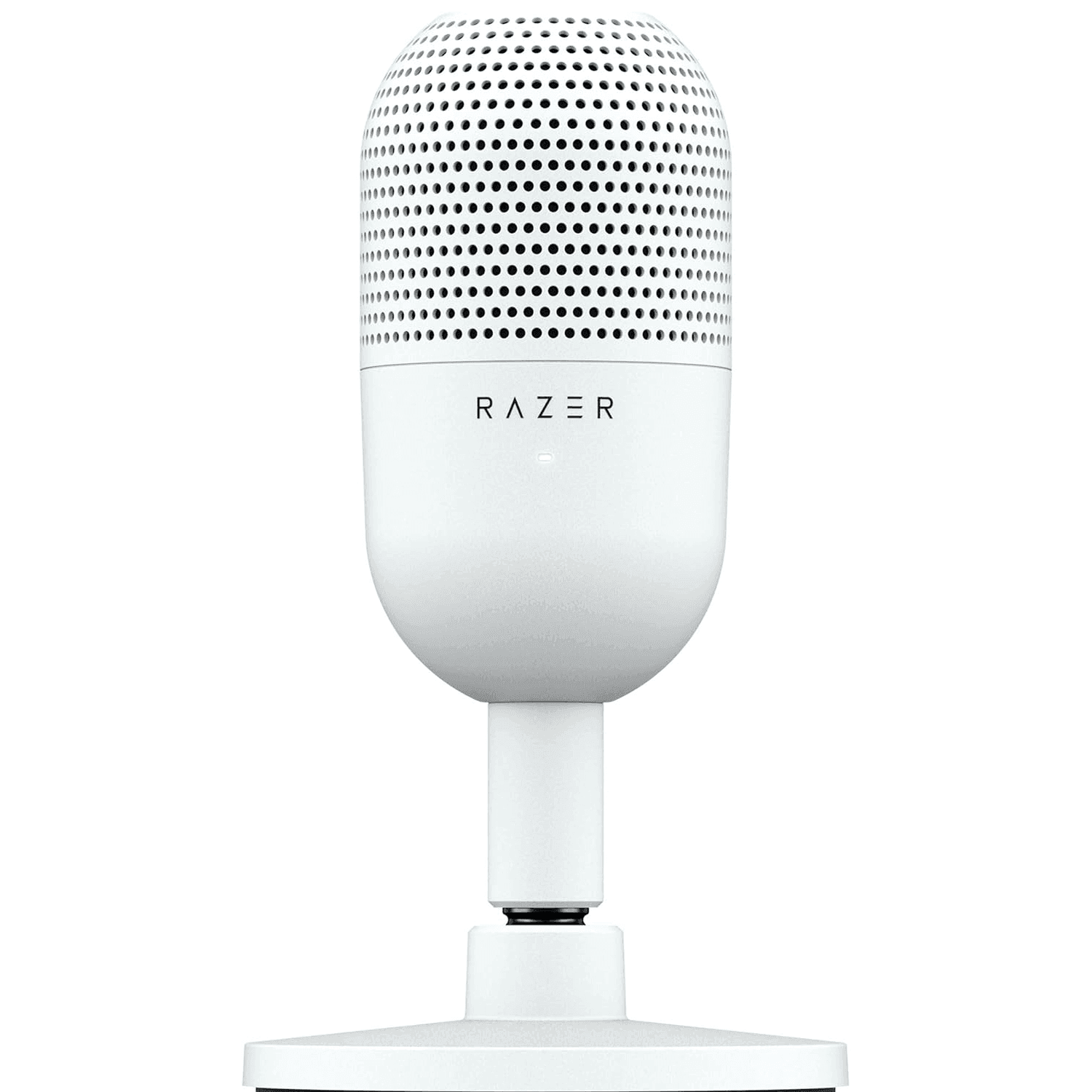 Razer Seiren V3 Mini USB Microphone: Condenser Mic, Supercardioid Pickup Pattern with Tap-to-Mute Sensor - white - ميكروفون ابيض Razer Seiren V3 Mini USB Microphone: Condenser Mic, Supercardioid Pickup Pattern with Tap-to-Mute Sensor - white - ميكروفون ابيض