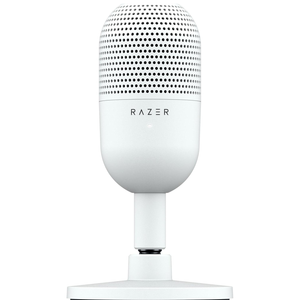 Razer Seiren V3 Mini USB Microphone: Condenser Mic, Supercardioid Pickup Pattern with Tap-to-Mute Sensor - white - ميكروفون ابيض