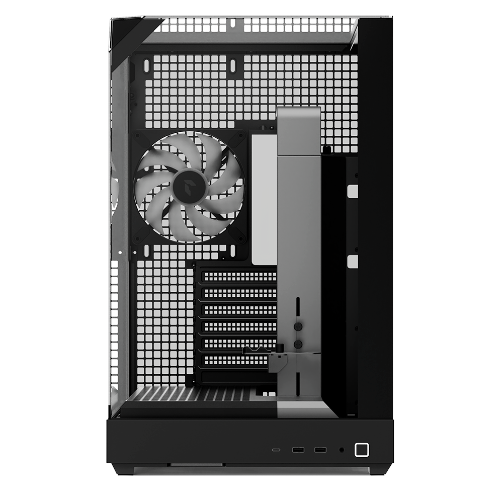 APNX V2 Black premium PC case for high-performance systems - كيس