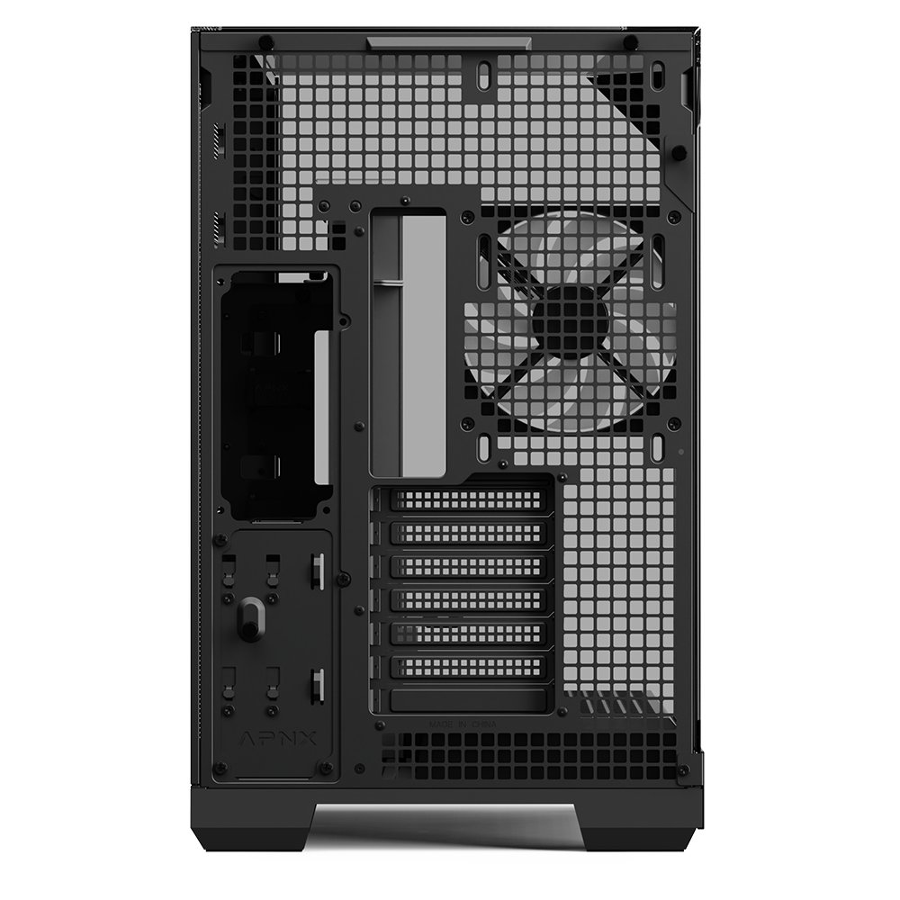 APNX V2 Black premium PC case for high-performance systems - كيس