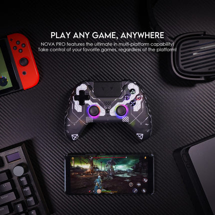 Fantech NOVA PRO WGP14 V2 Controller Wireless Multi-platform Gamepad (Atomic-Black) - وحدة تحكم