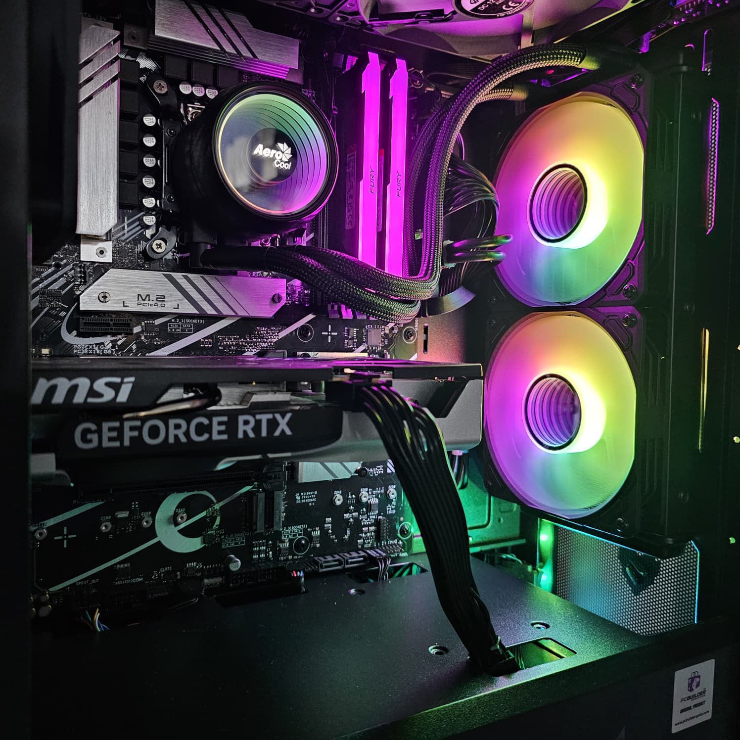 PRO GAMING PC 193 MSI GeForce RTX 5060 8G Ventus 2X OC - Intel Core i5-12400F - بي سي ألعاب ممتاز