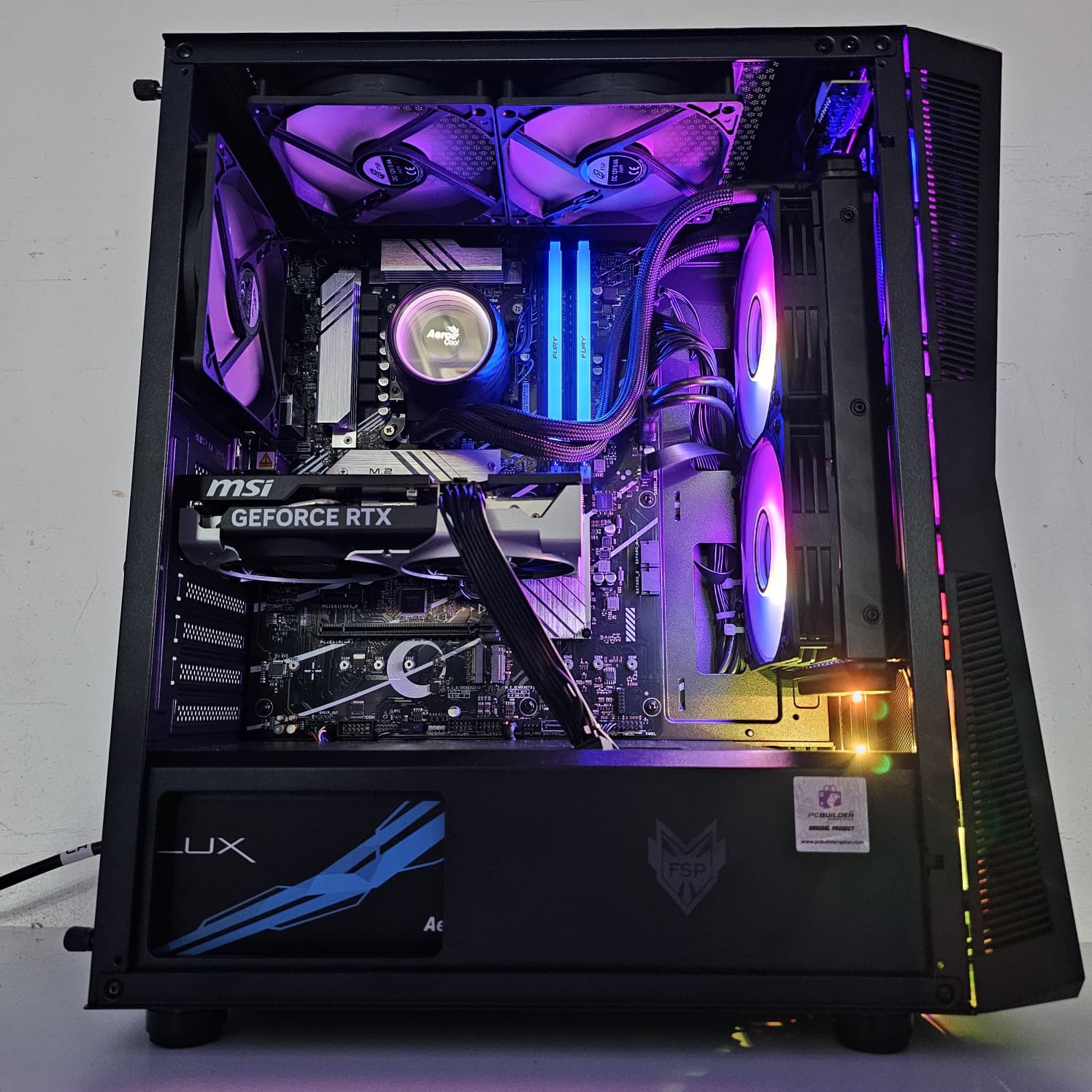PRO GAMING PC 193 MSI GeForce RTX 5060 8G Ventus 2X OC - Intel Core i5-12400F - بي سي ألعاب ممتاز