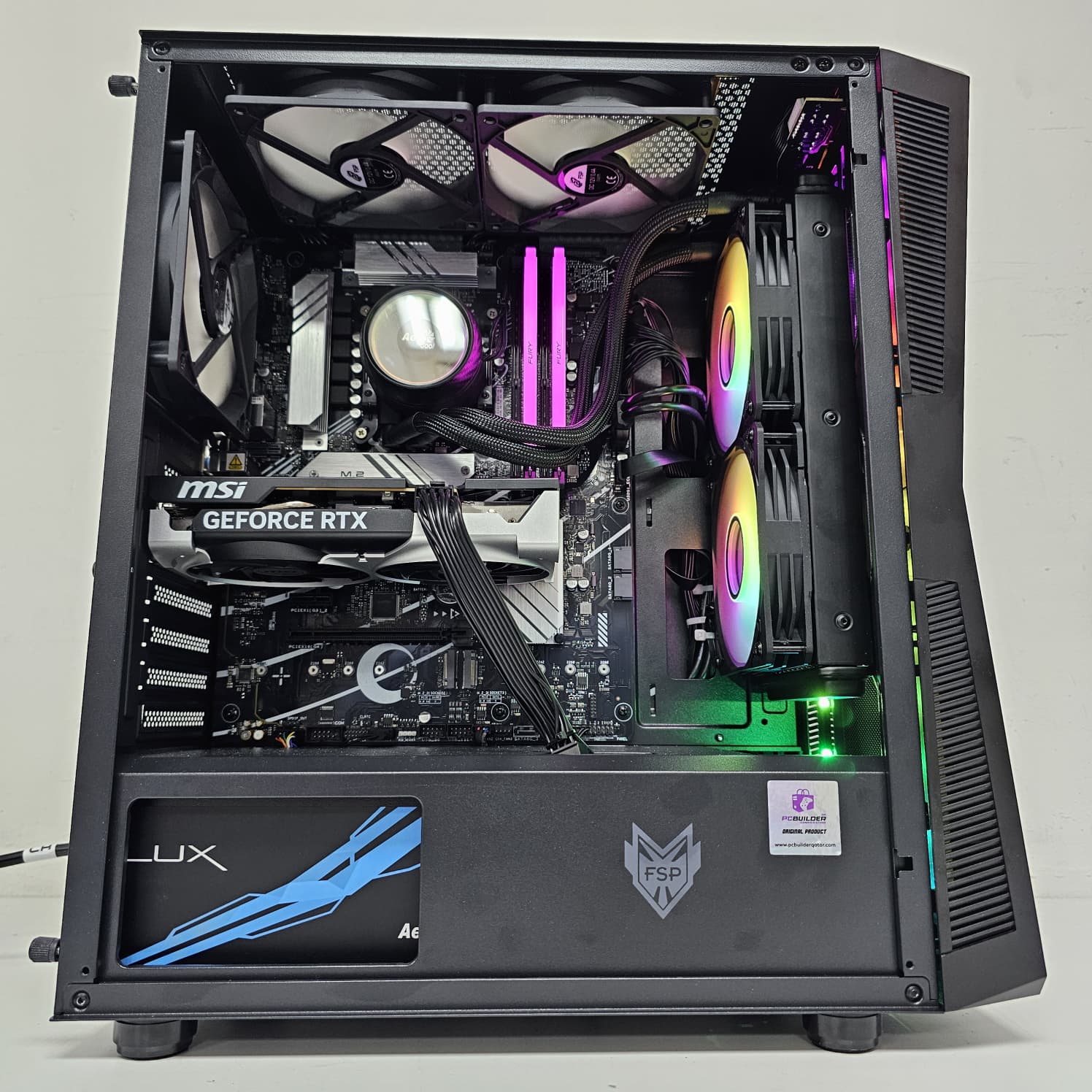 PRO GAMING PC 193 MSI GeForce RTX 5060 8G Ventus 2X OC - Intel Core i5-12400F - بي سي ألعاب ممتاز