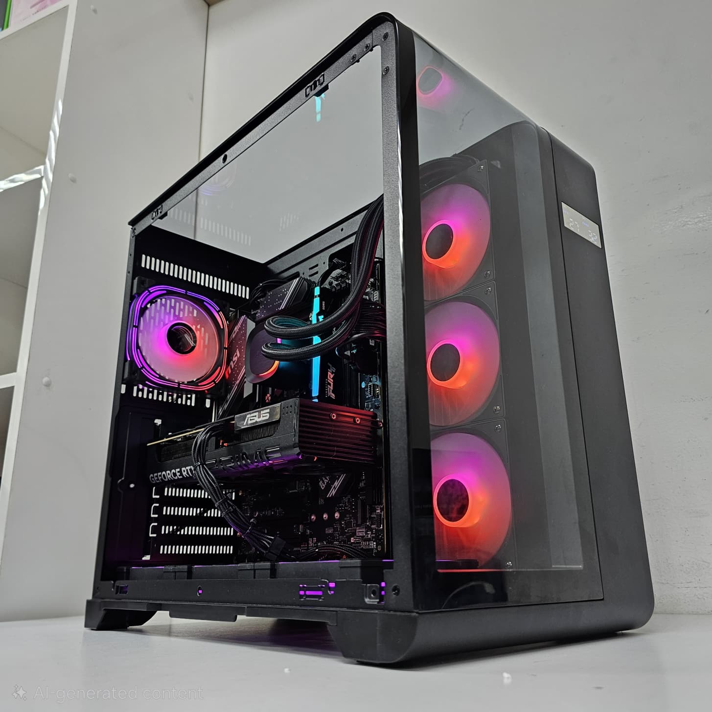HIGH GAMING PC 214 - ASUS RTX 5060 OC 8GB - i5-14600KF T - 16 GB DDR5 - بي سي ألعاب ممتاز