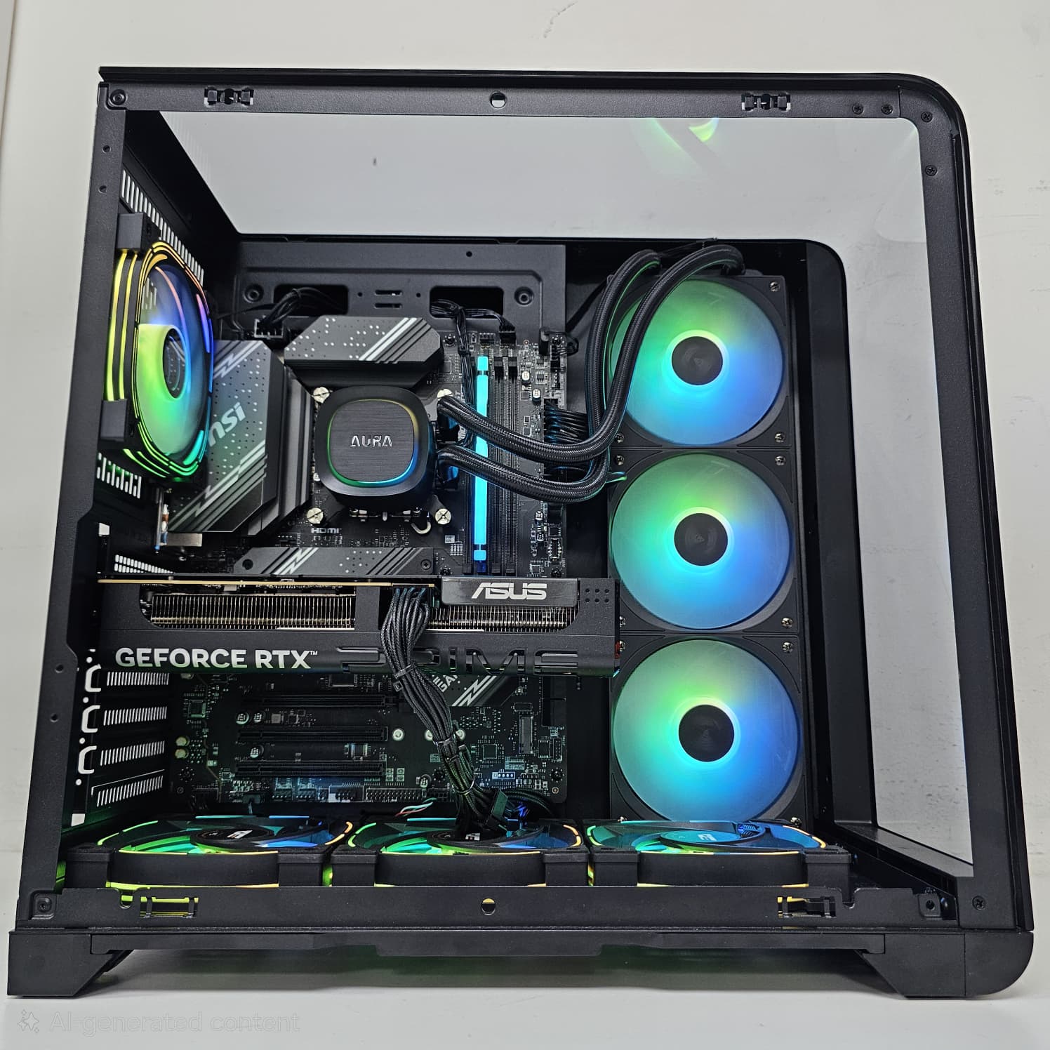 HIGH GAMING PC 214 - ASUS RTX 5060 OC 8GB - i5-14600KF T - 16 GB DDR5 - بي سي ألعاب ممتاز