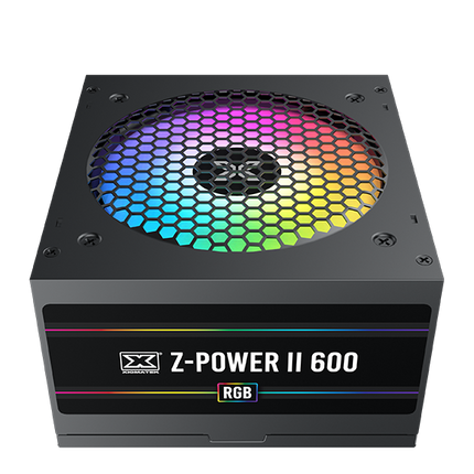 Xigmatek Z-POWER II RGB 600W Power Supply - Black - مزود طاقة